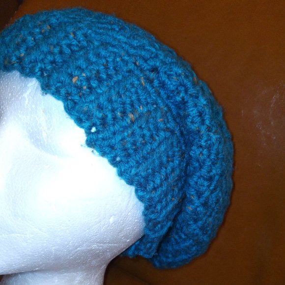 Handcrafted Super Thick Adult Crochet Hat - Picture 7 of 11